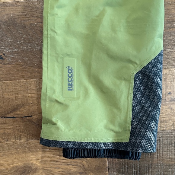 TREW Chariot Bib Women's Olive Green Outdoor Ski Cargo Overalls - Picture 6 of 9